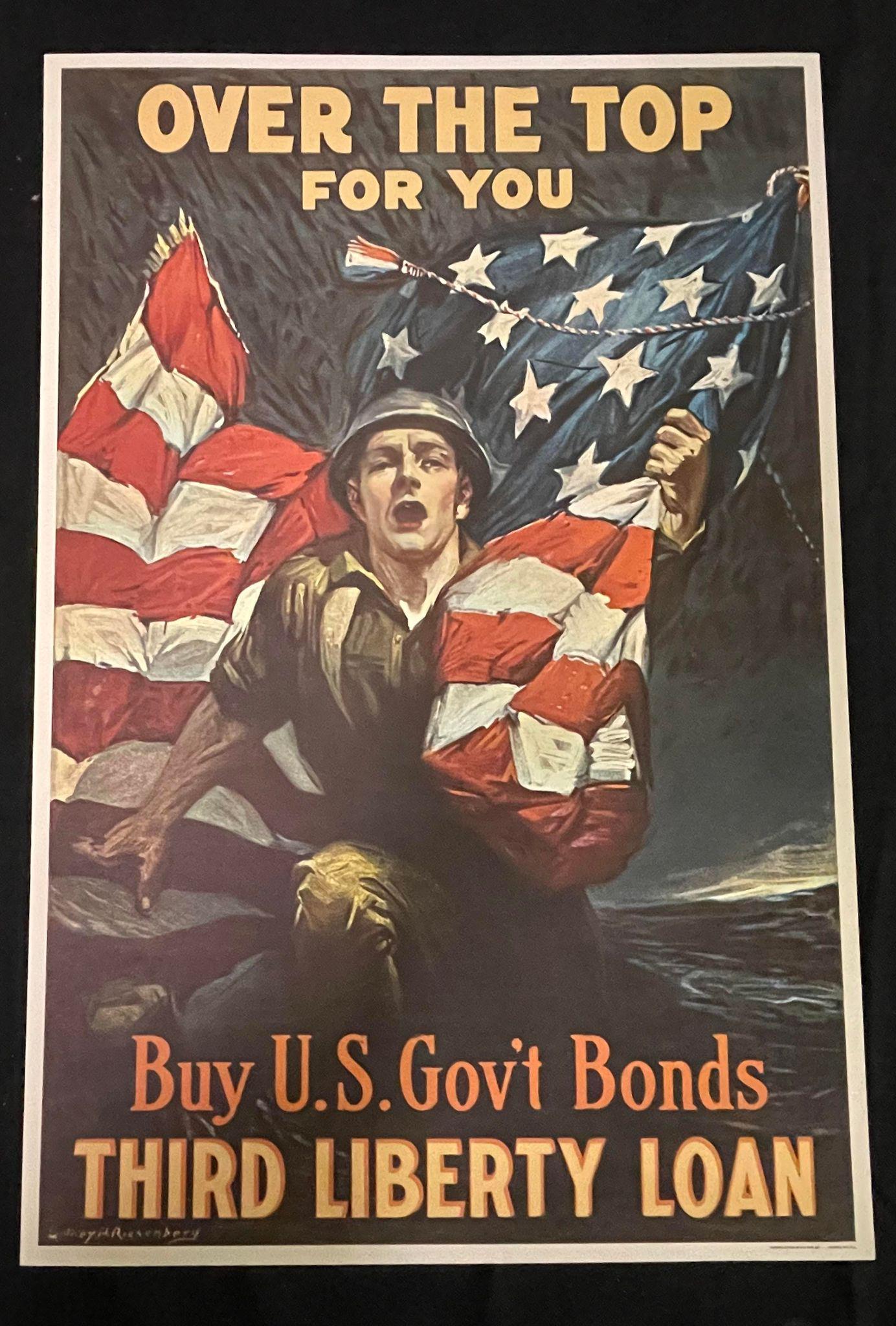 Vintage USA Wartime Propaganda Poster (1 of 1)