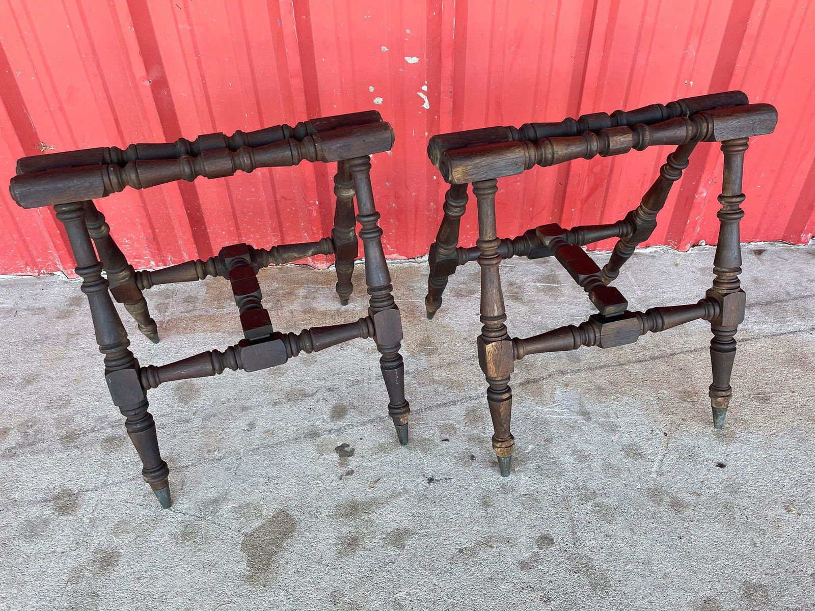 Antique Casket Stands (1 of 2)