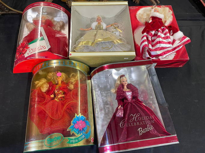 Vintage Special Edition / Celebration Barbies In Original Boxes