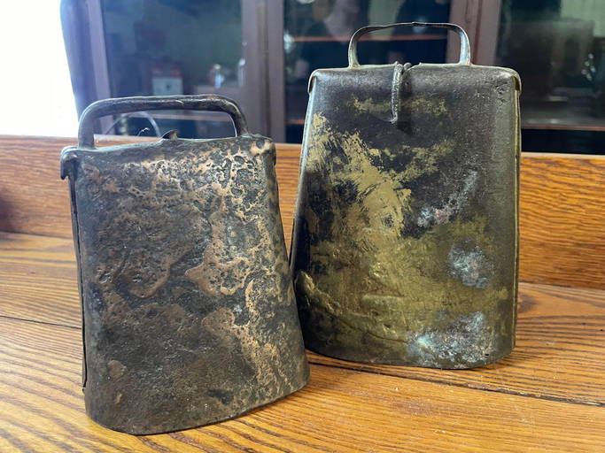 Pair Of Vintage Cowbells