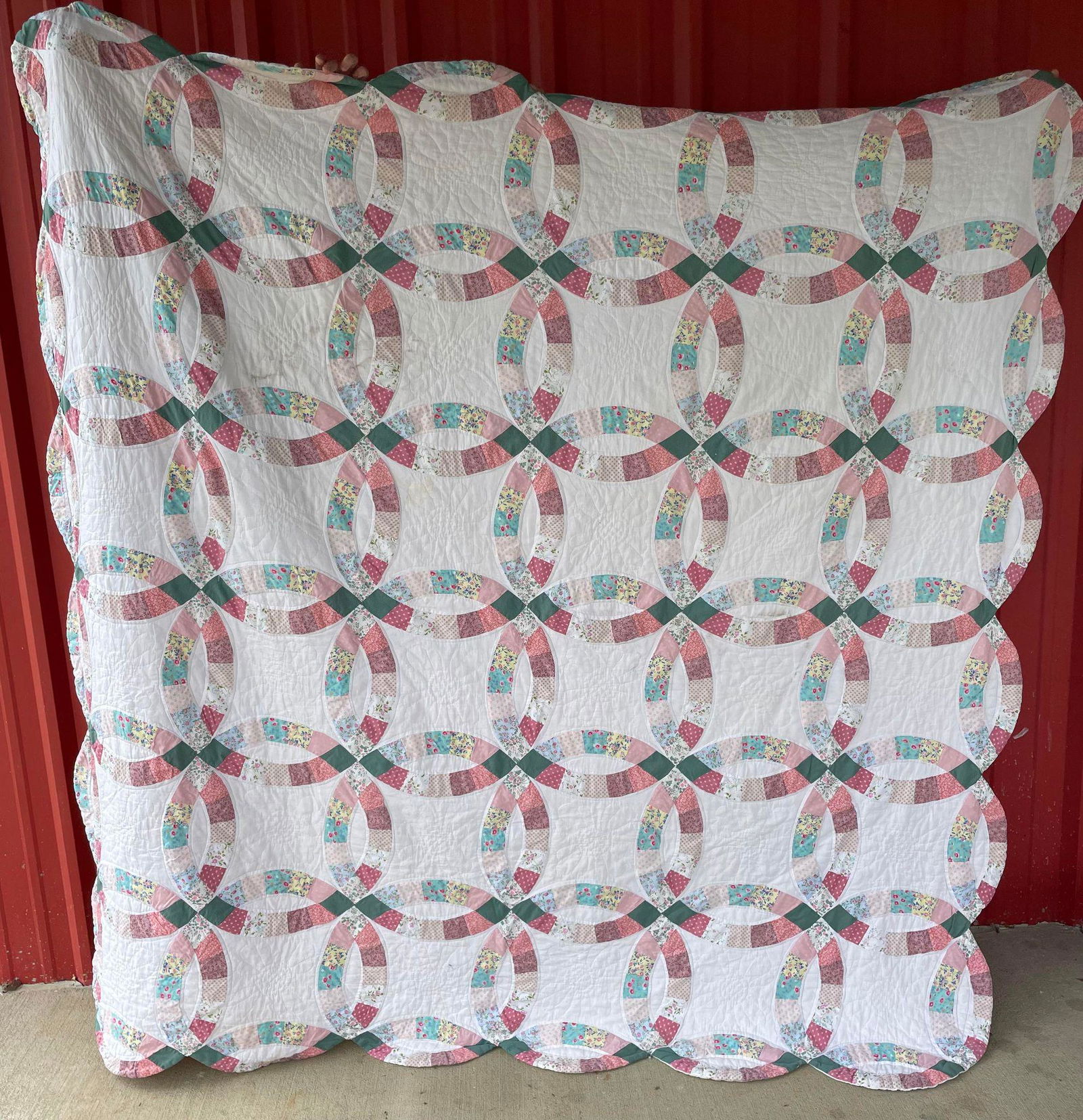 Double Wedding Ring Quilt: Double Wedding Ring Quilt