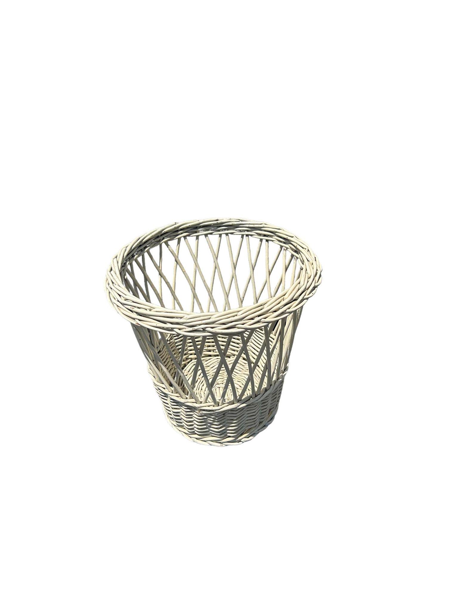 Wicker Waste Basket (1 of 2)