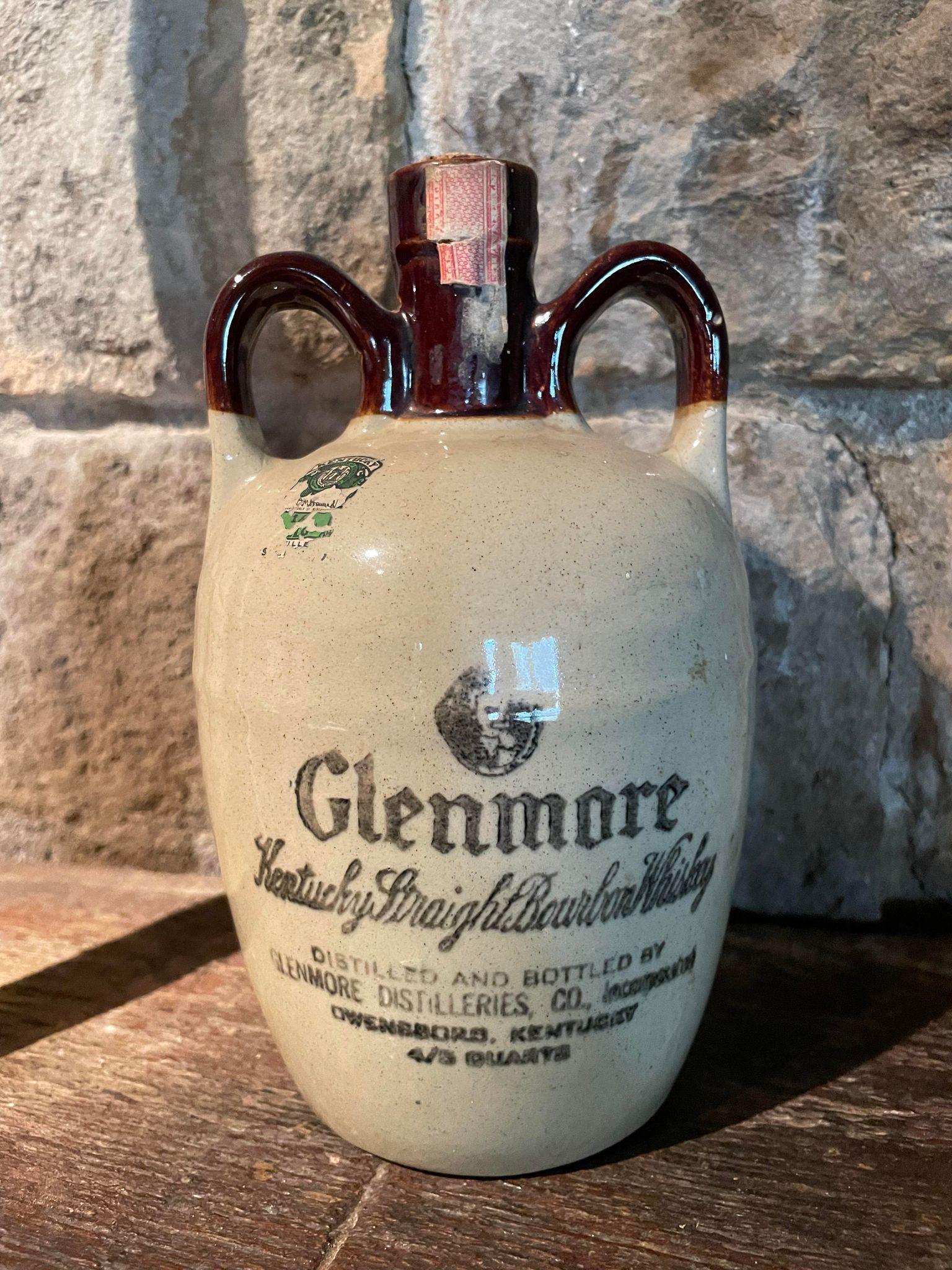 Glenmor Kentucky Straight Bourbon Whiskey Crock Decanter (1 of 3)