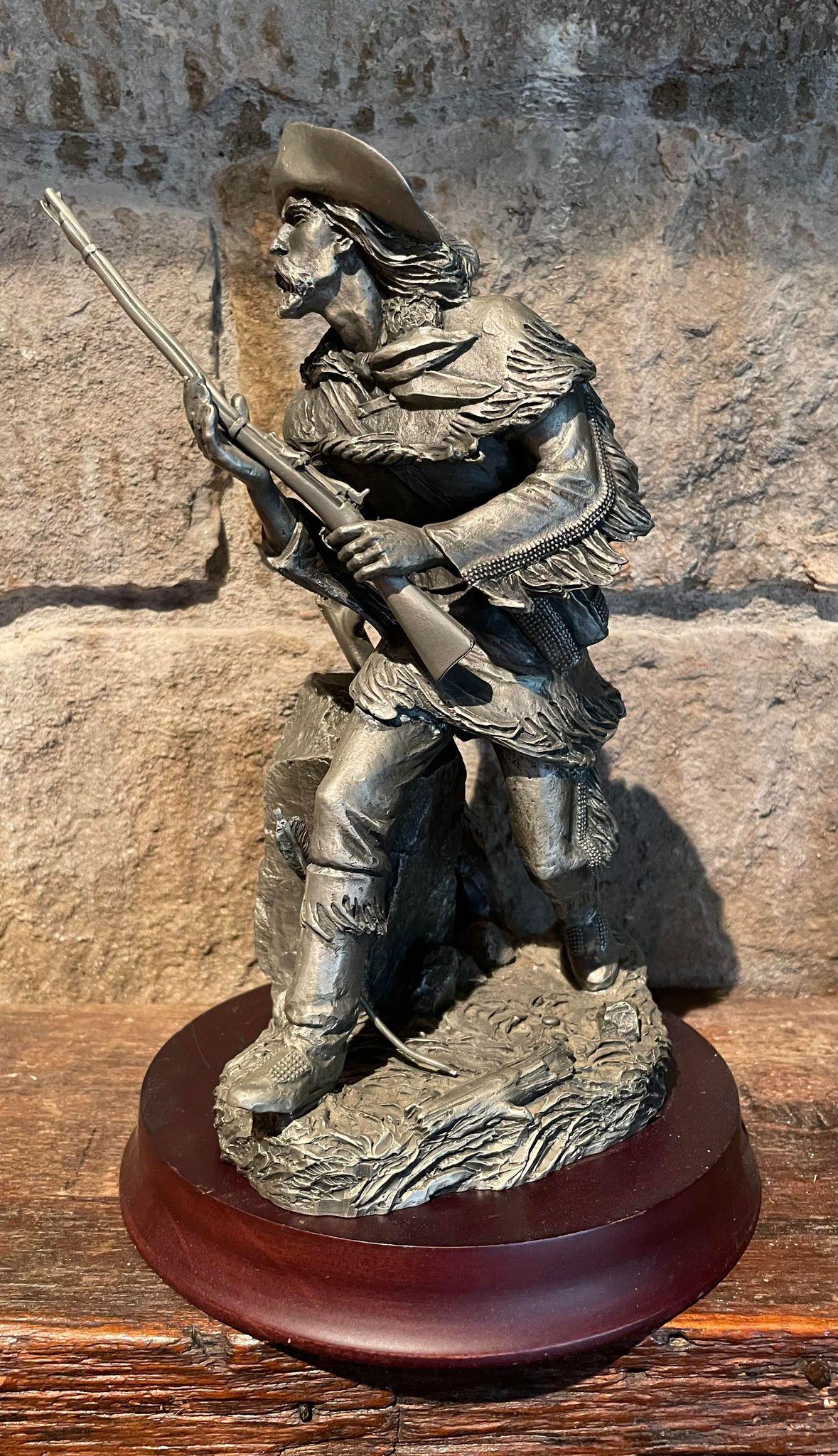 Jim Ponter "Silent Foe" Pewter Statue (1 of 6)