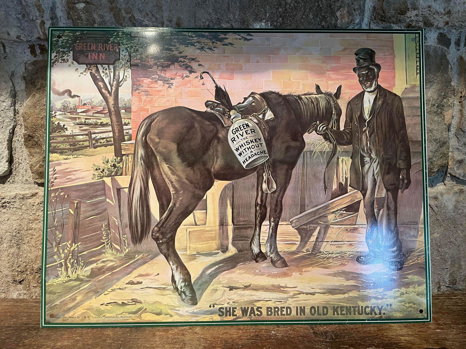 Vintage Green River Whiskey Advertisement (1 of 4)