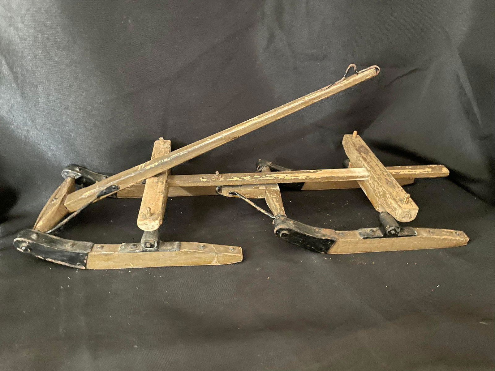 Antique Children's Toy Sled or Salesman Sample Sled (1 of 4)