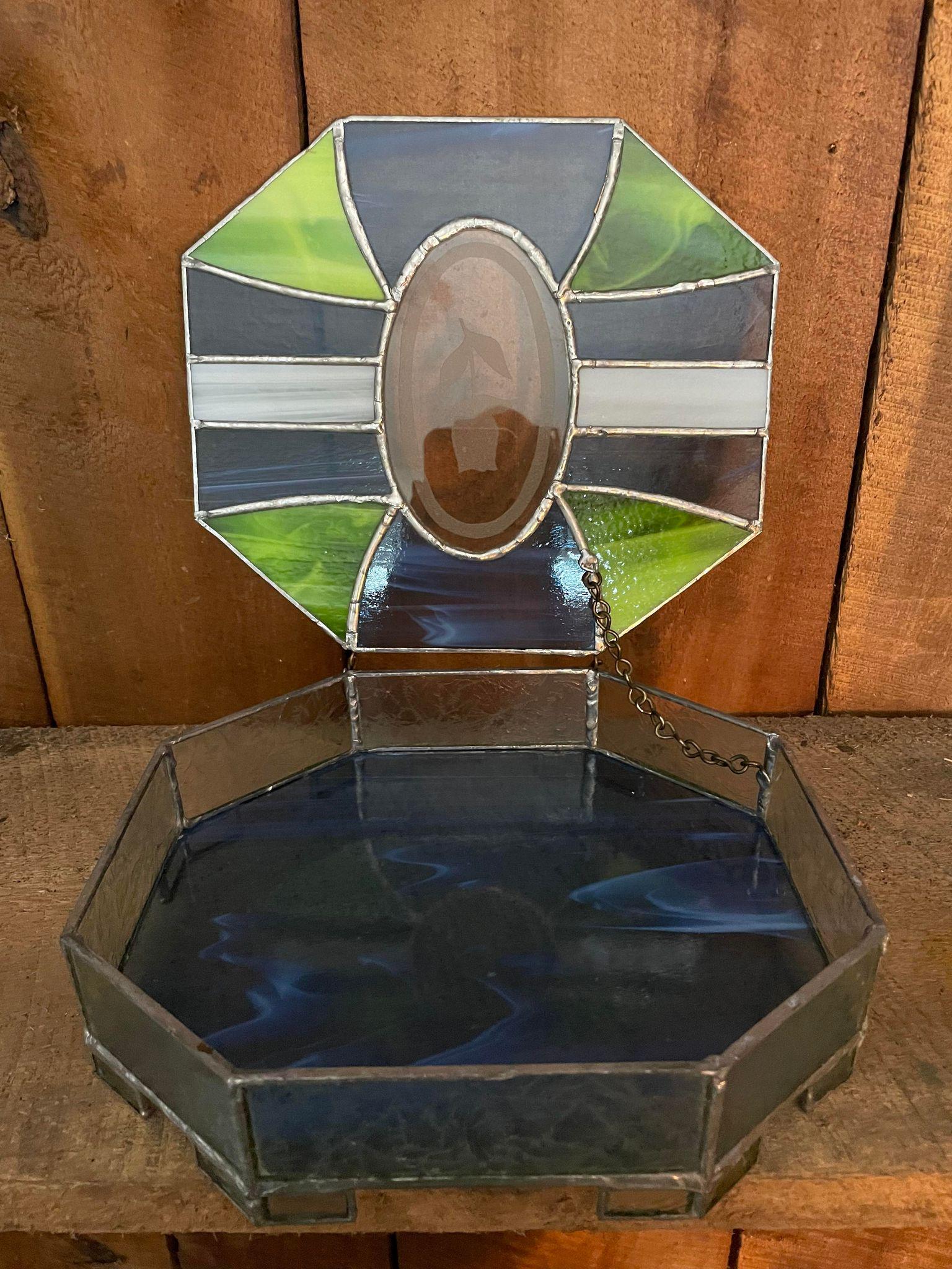 Vintage Stained Glass Jewelry Case (1 of 3)