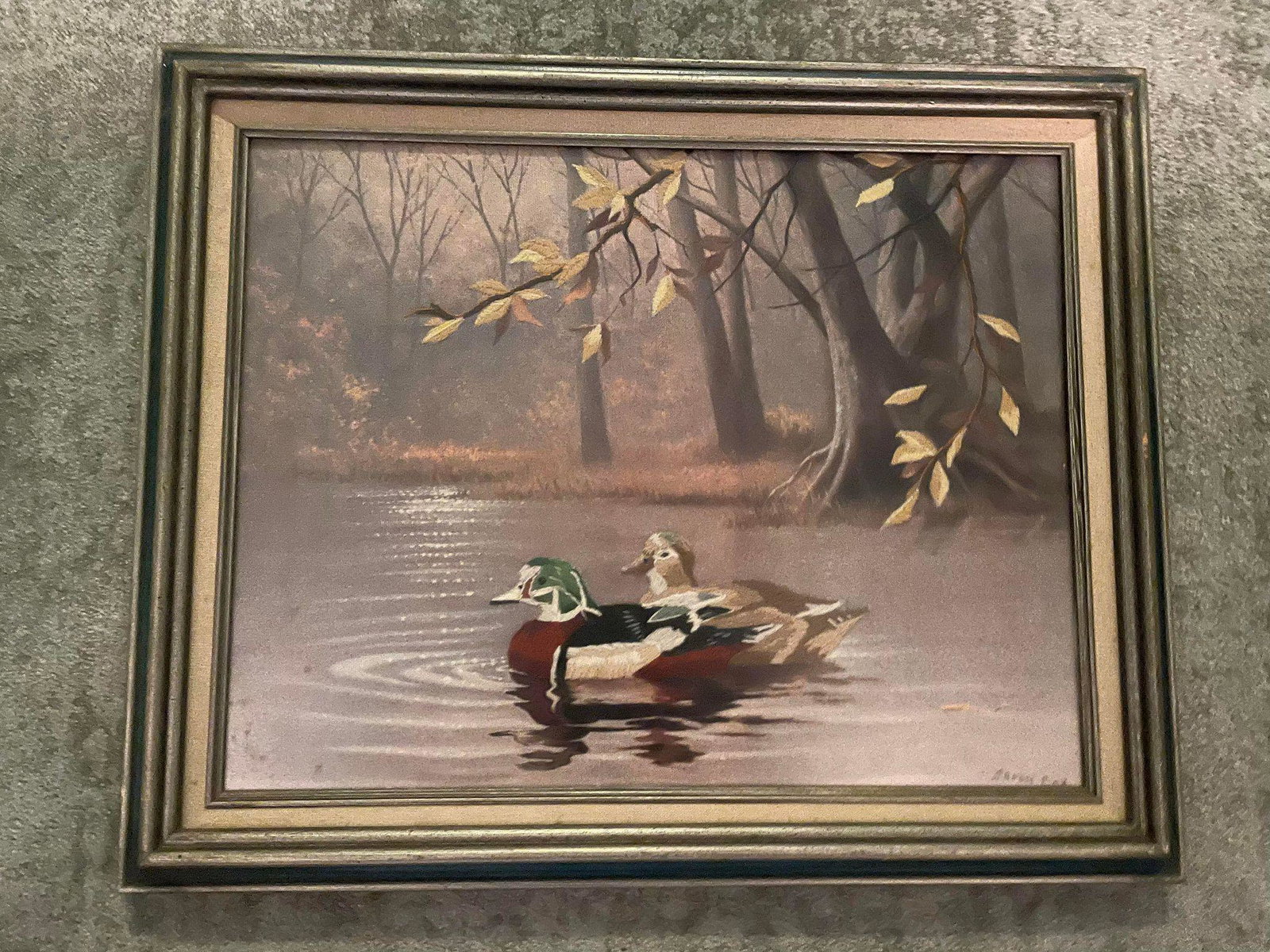 Framed Duck Scene: Framed Duck Scene