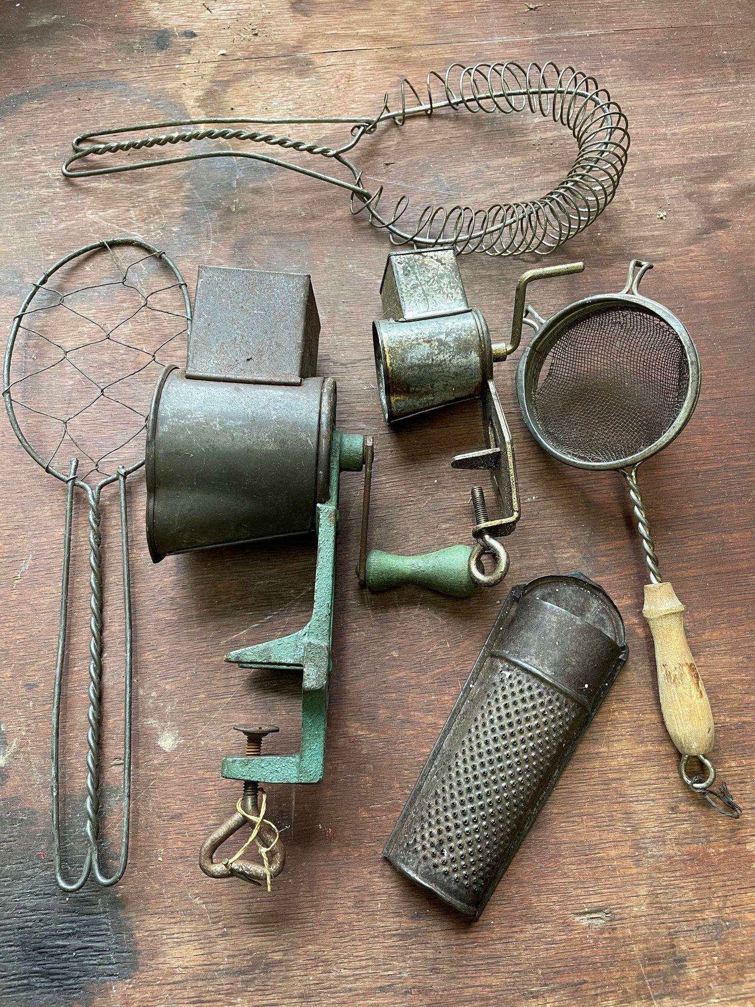 Vintage Metal Kitchen Utensils (1 of 1)