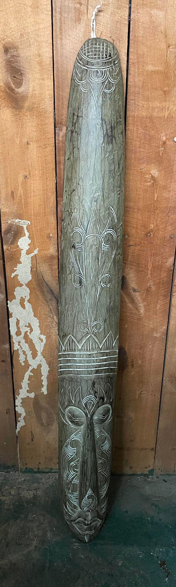 Vintage African Hand Carved Mask, Wall Hanging (1 of 4)