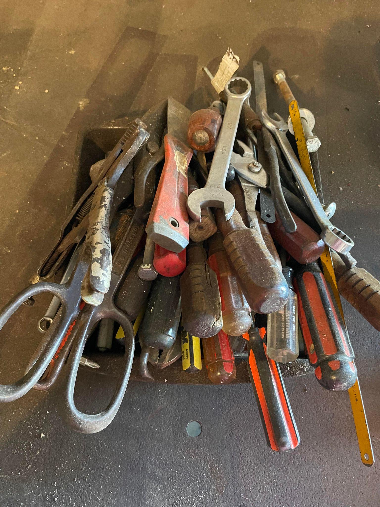 Misc. Tool Lot: Screwdrivers, Wrenches, Scrapers (1 of 1)