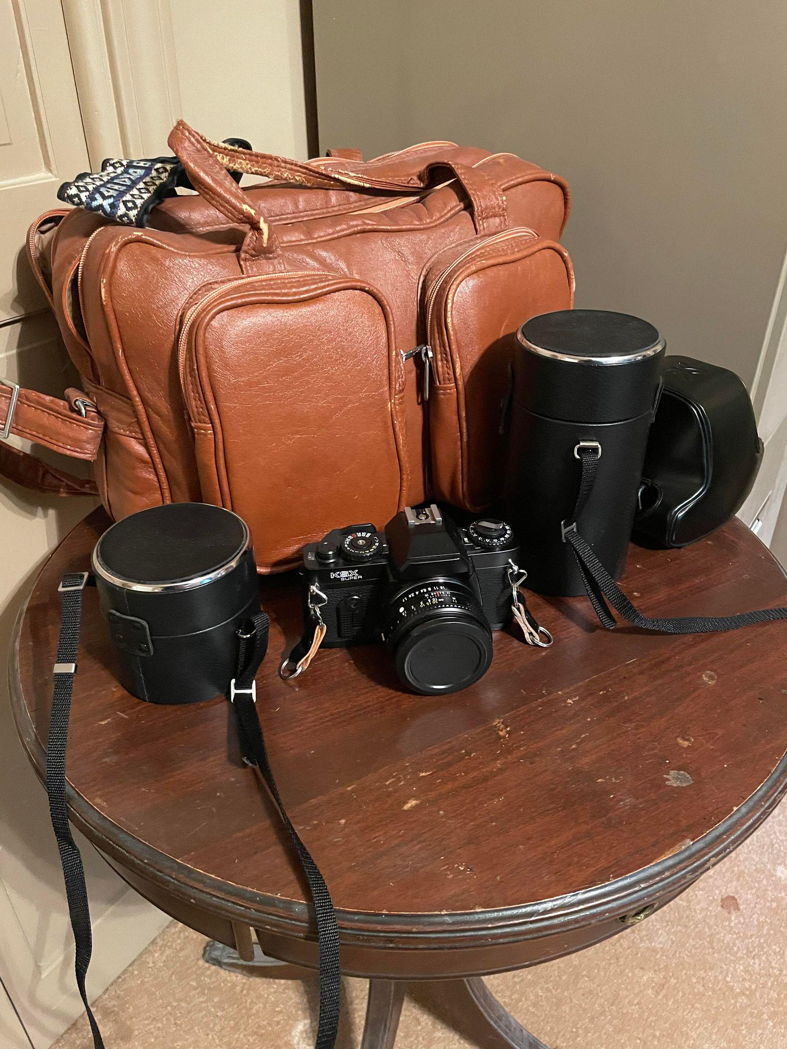 Sears KSX Super w/ Additional Lenses and Leather Carrying Case (1 of 2)