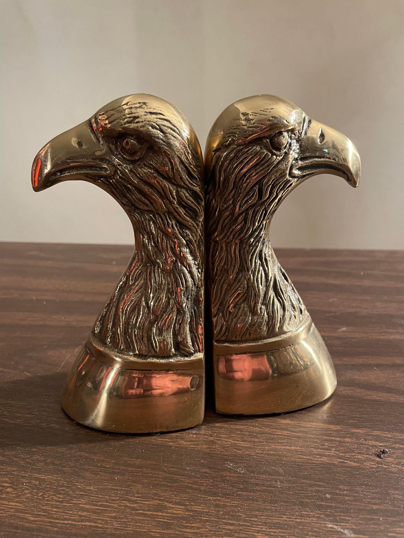 Brass Eagle Bookends (1 of 1)
