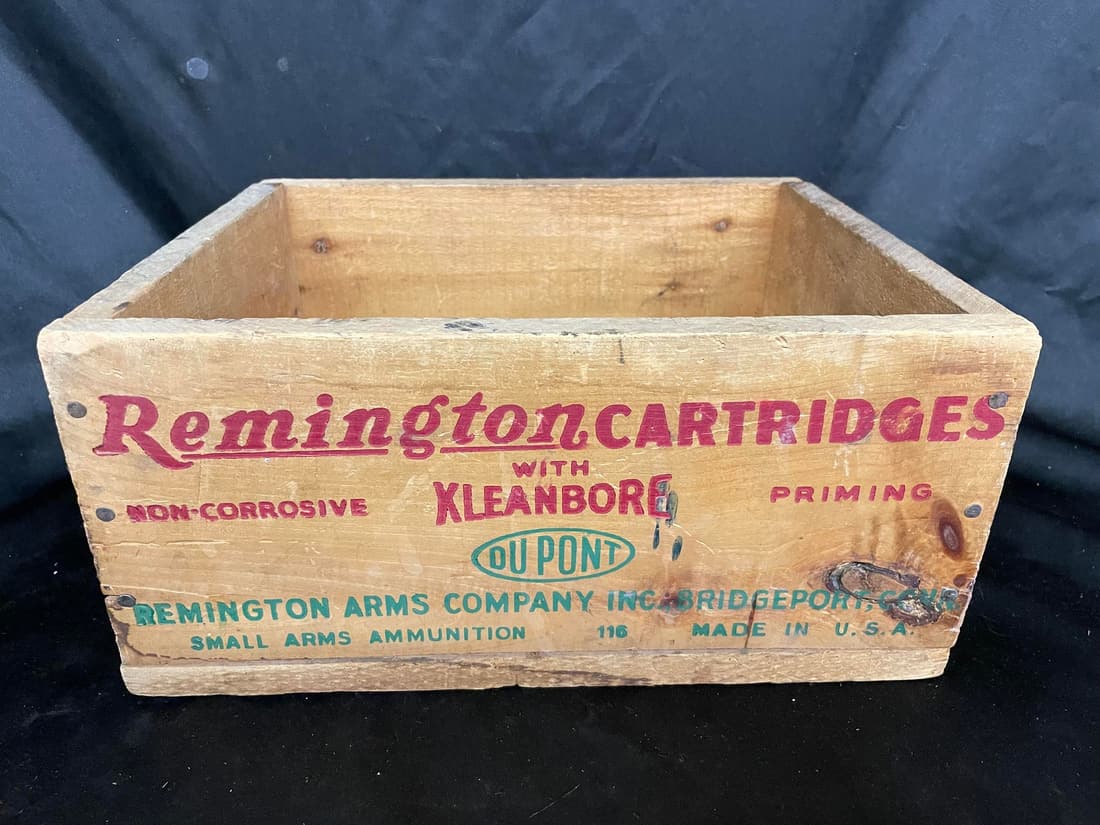 Remington KLEANBORE .45 Automatic Crate: Remington KLEANBORE .45 Automatic Crate