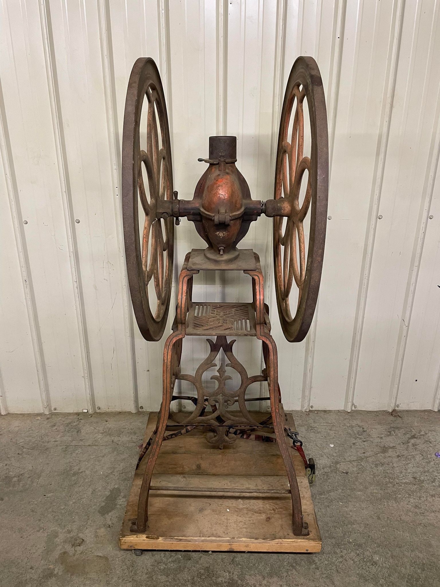 Antique Enterprise Mfg Co. Philadelphia Usa Floor Coffee Grinder Auction