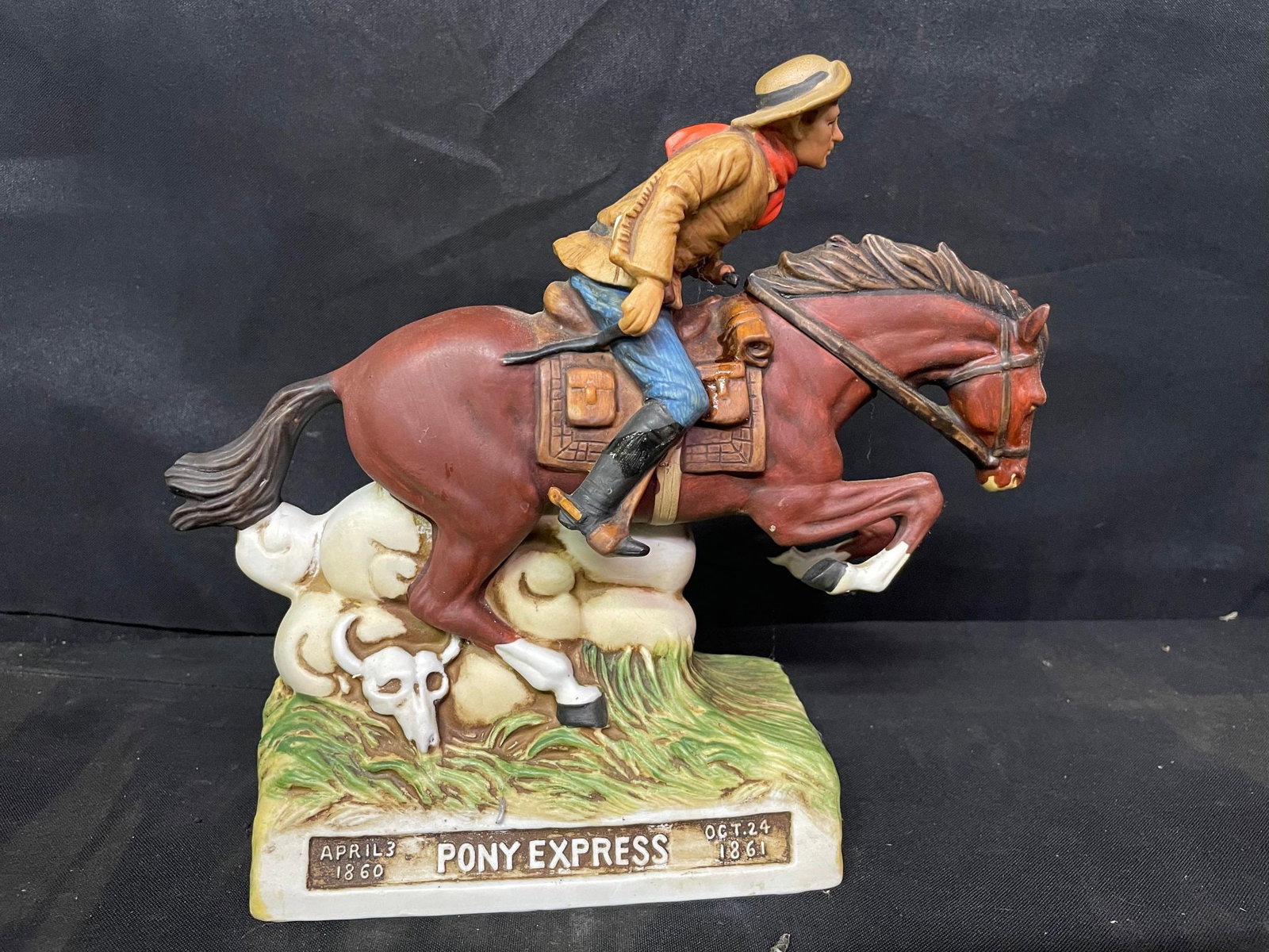 Pony Express Whiskey Decanter: Pony Express Whiskey Decanter