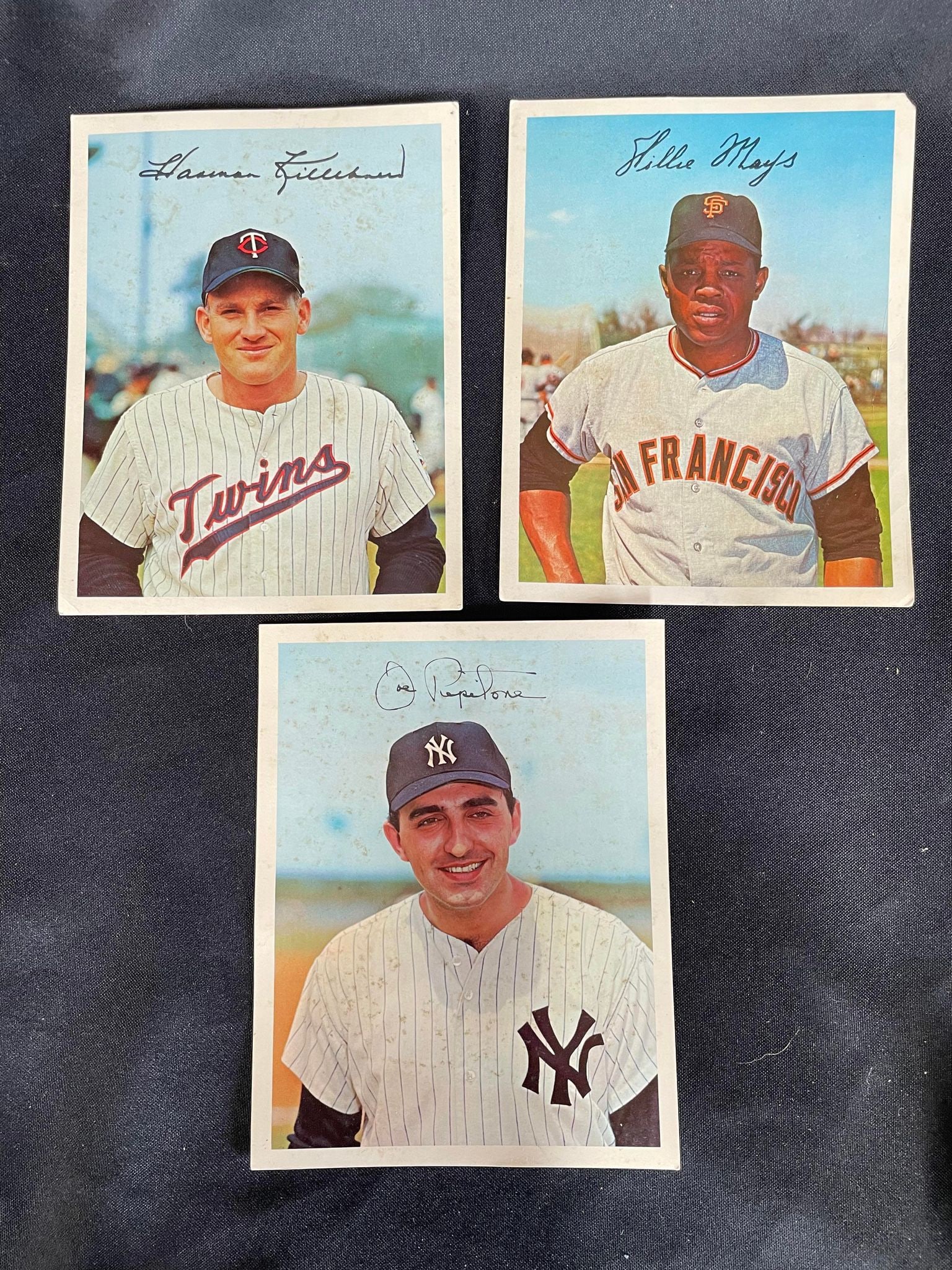 Vintage Baseball Cards: Joseph Anthony Pepitone, Harmon Clayton Killebrew Jr, Willie Howard Mays Jr: Vintage Baseball Cards: Joseph Anthony Pepitone, Harmon Clayton Killebrew Jr, Willie Howard Mays Jr
