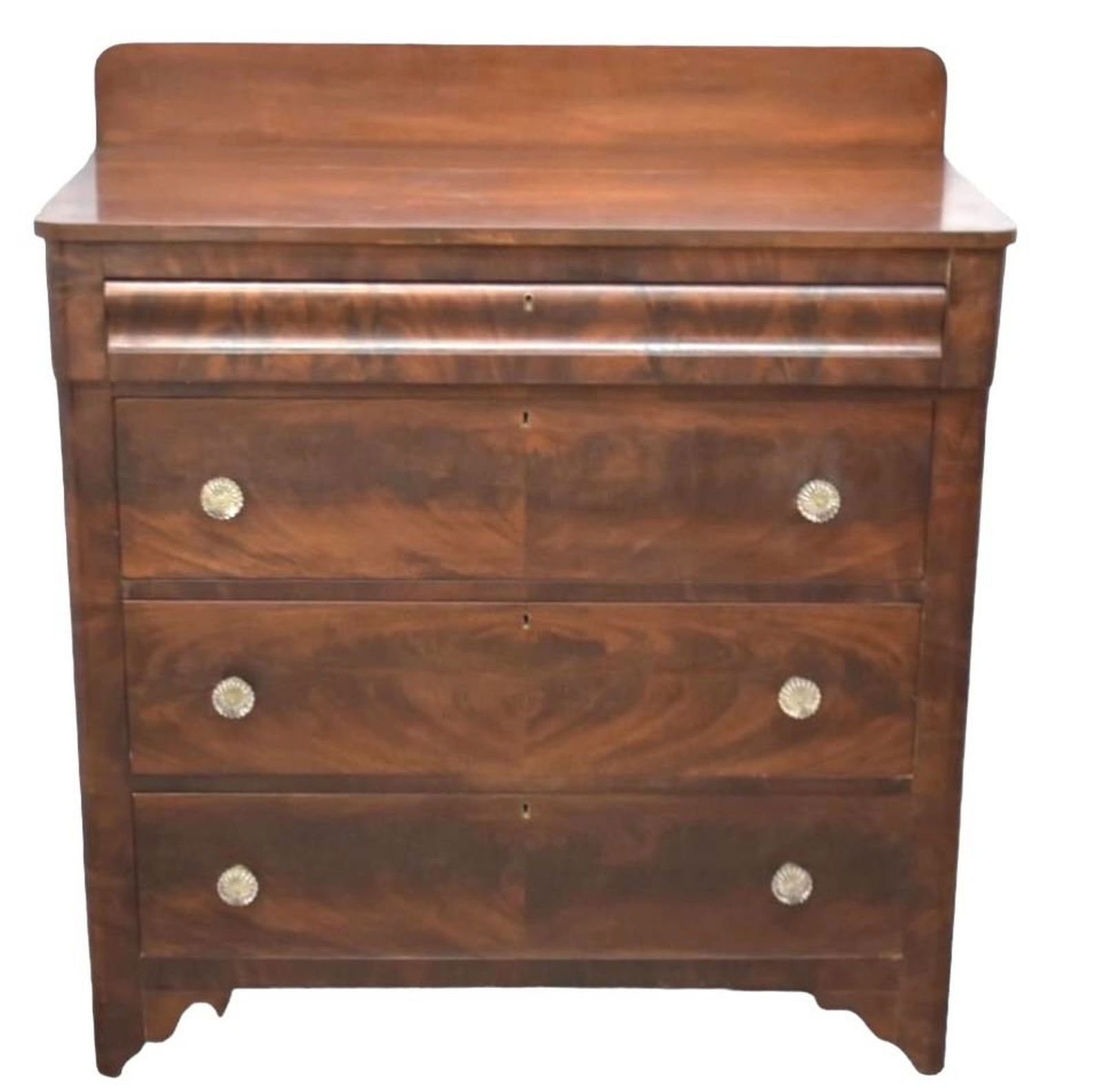 Empire Four Drawer Gentleman's Chest w/ Backsplash (1 of 1)
