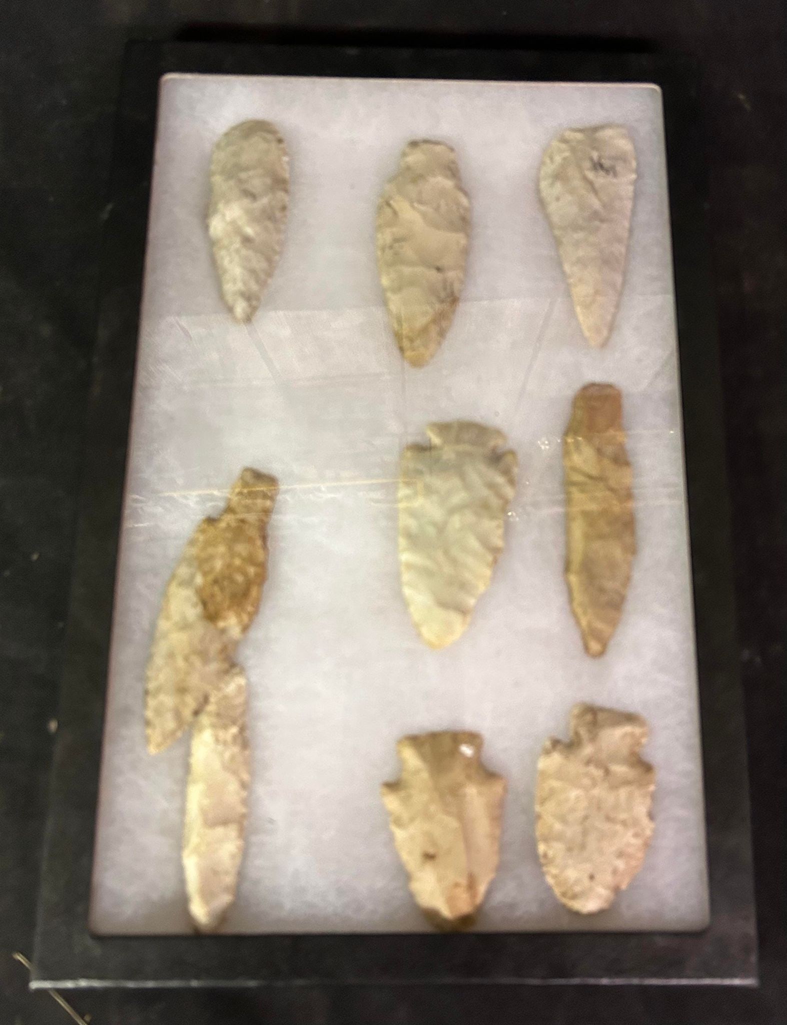 Indian Arrowhead Collection in Frame, 8.5" x 12" (1 of 1)