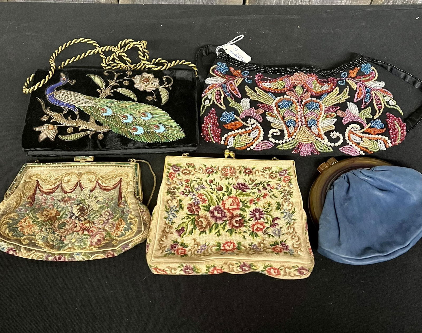 Vintage Tapestry Handbag Purses (1 of 3)