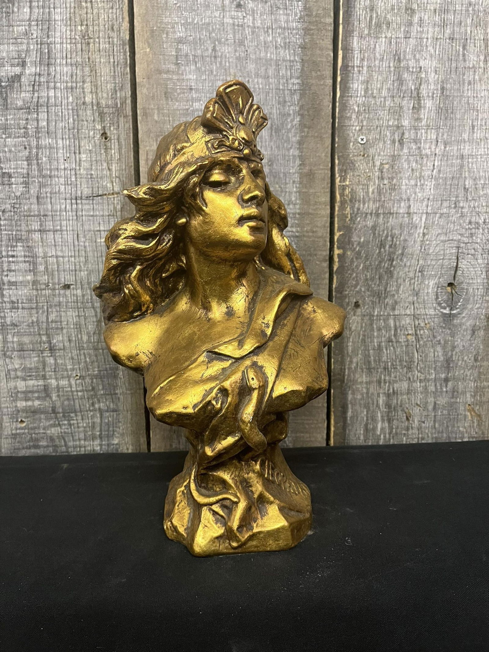 Gilded Cleopatra Bust (1 of 4)