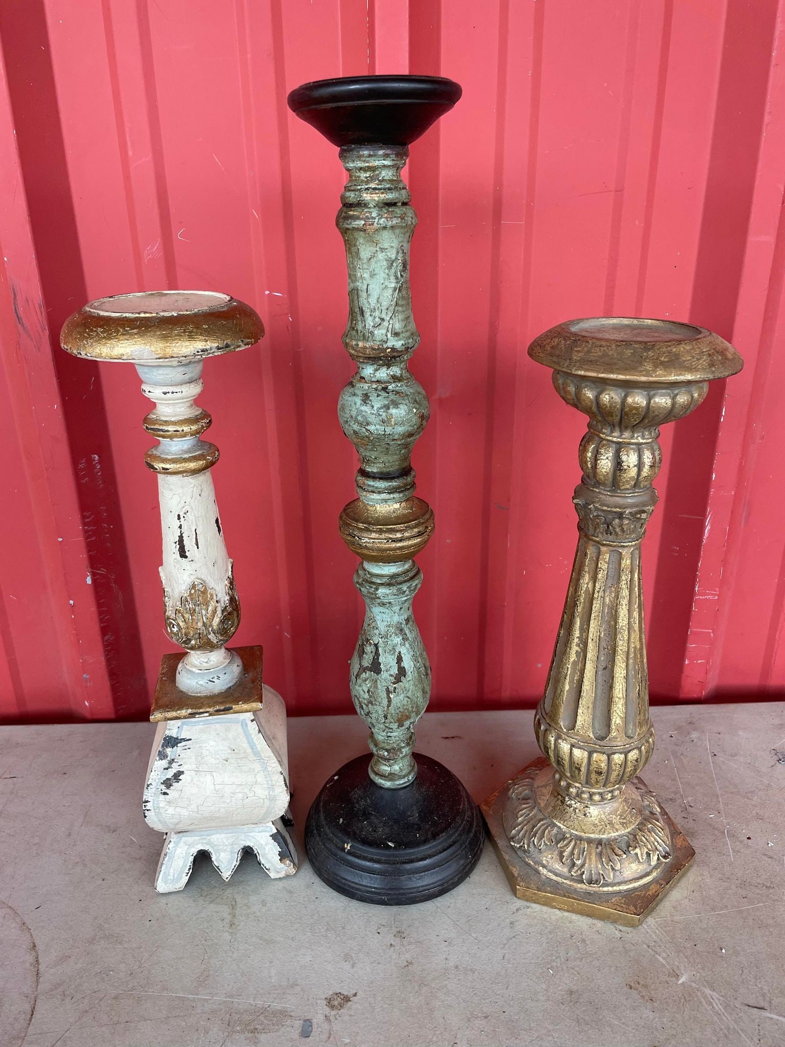 Trio of Floor Candelabras: Trio of Floor Candelabras
