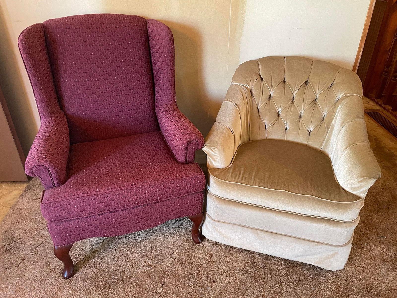 Two Arm Chairs: Two Arm Chairs