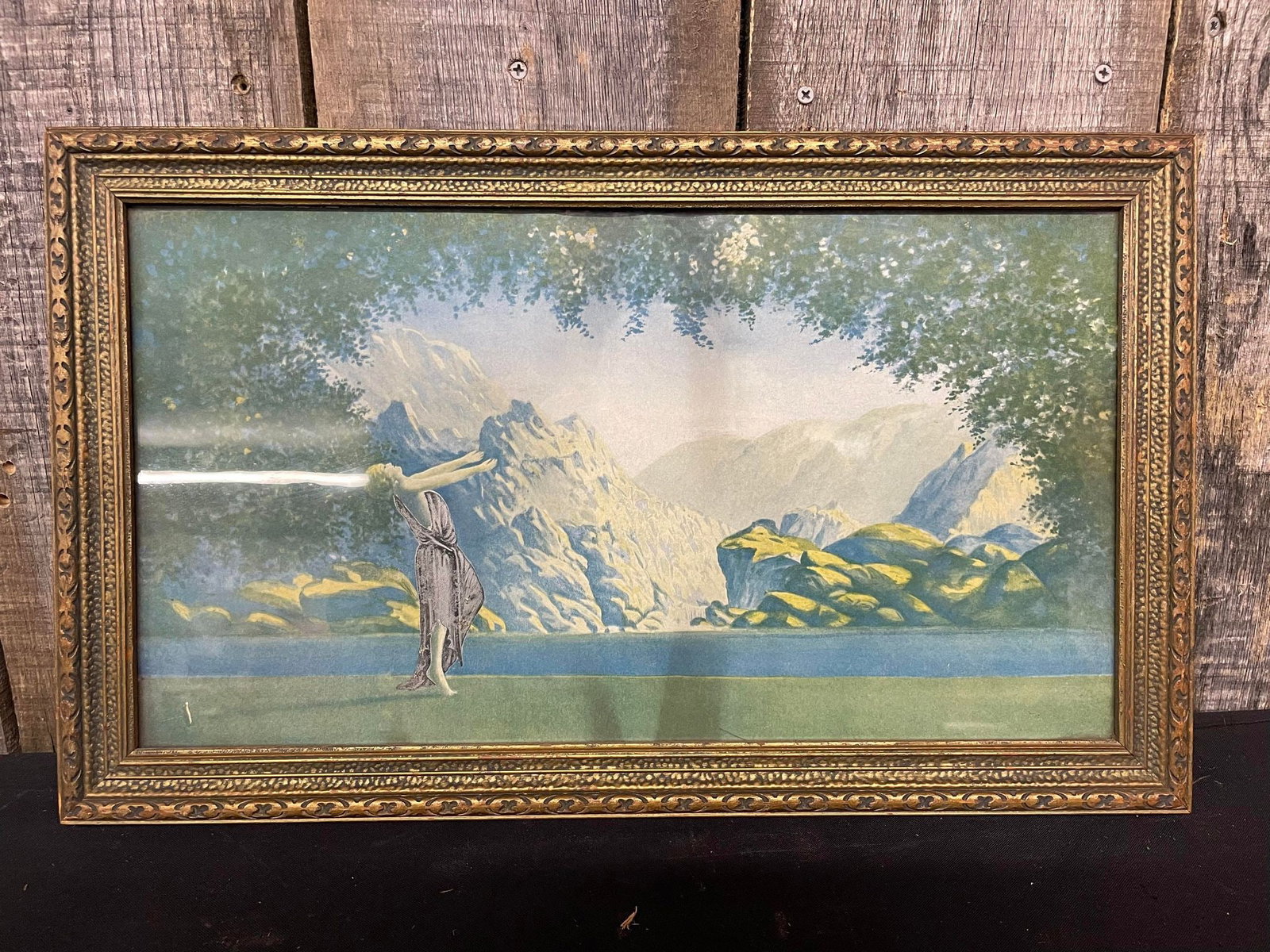 Framed "Dawn" Lithograph Print by Robert Wood (1 of 3)