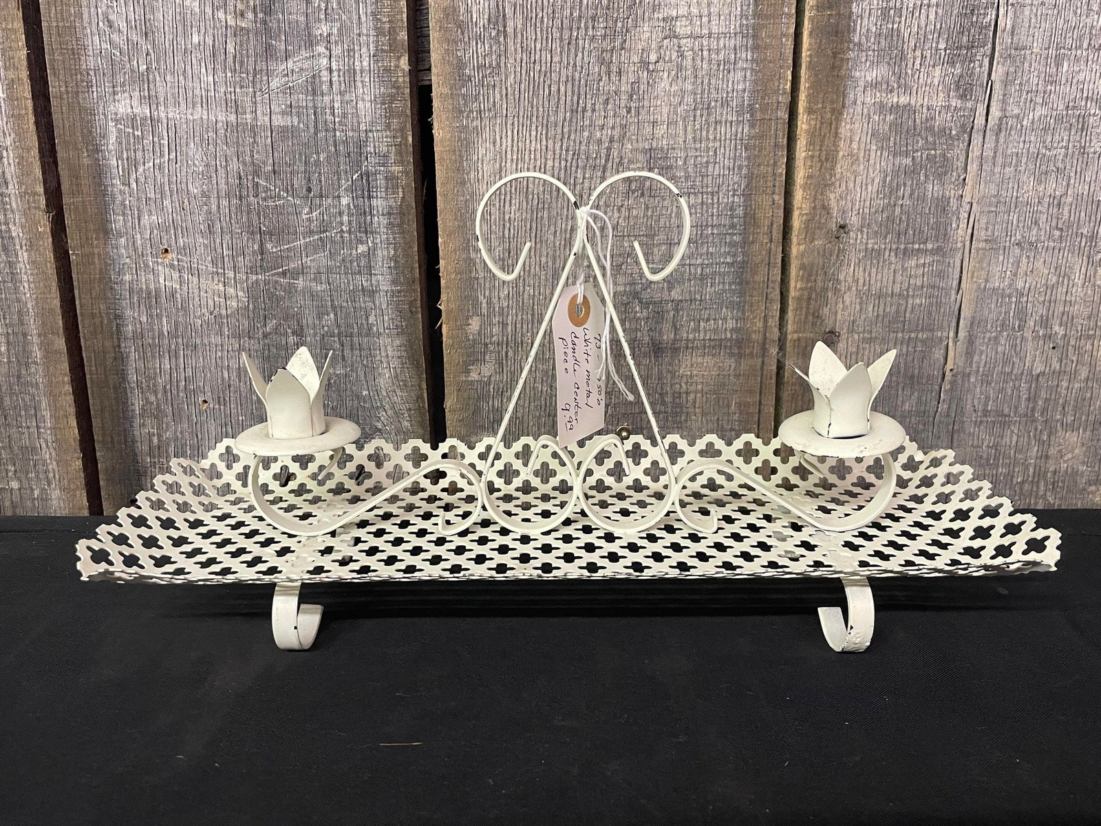Metal Candle Holding Wall Hang: Metal Candle Holding Wall Hang