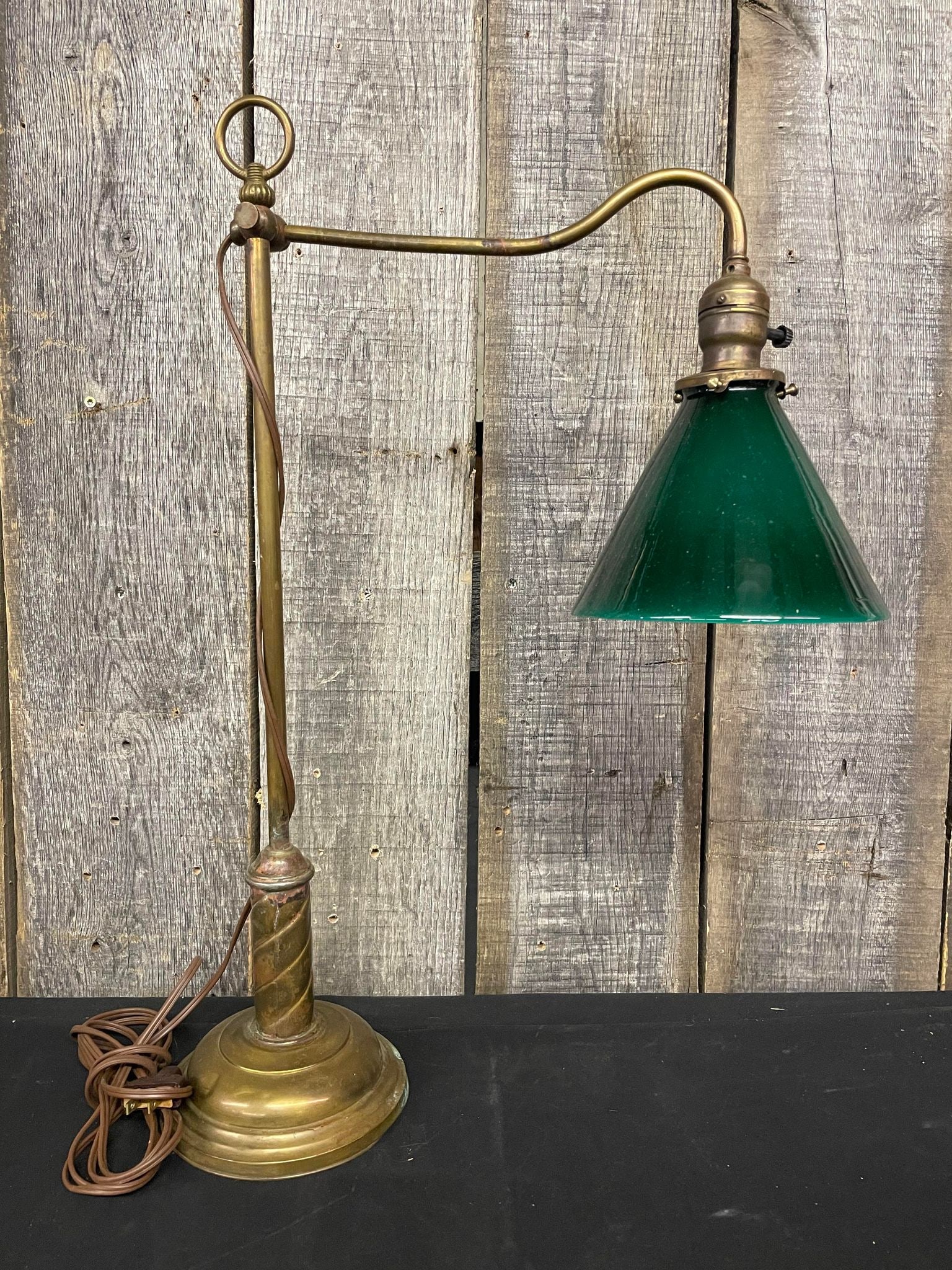 Students Lamp w/ Green Shade (1 of 1)