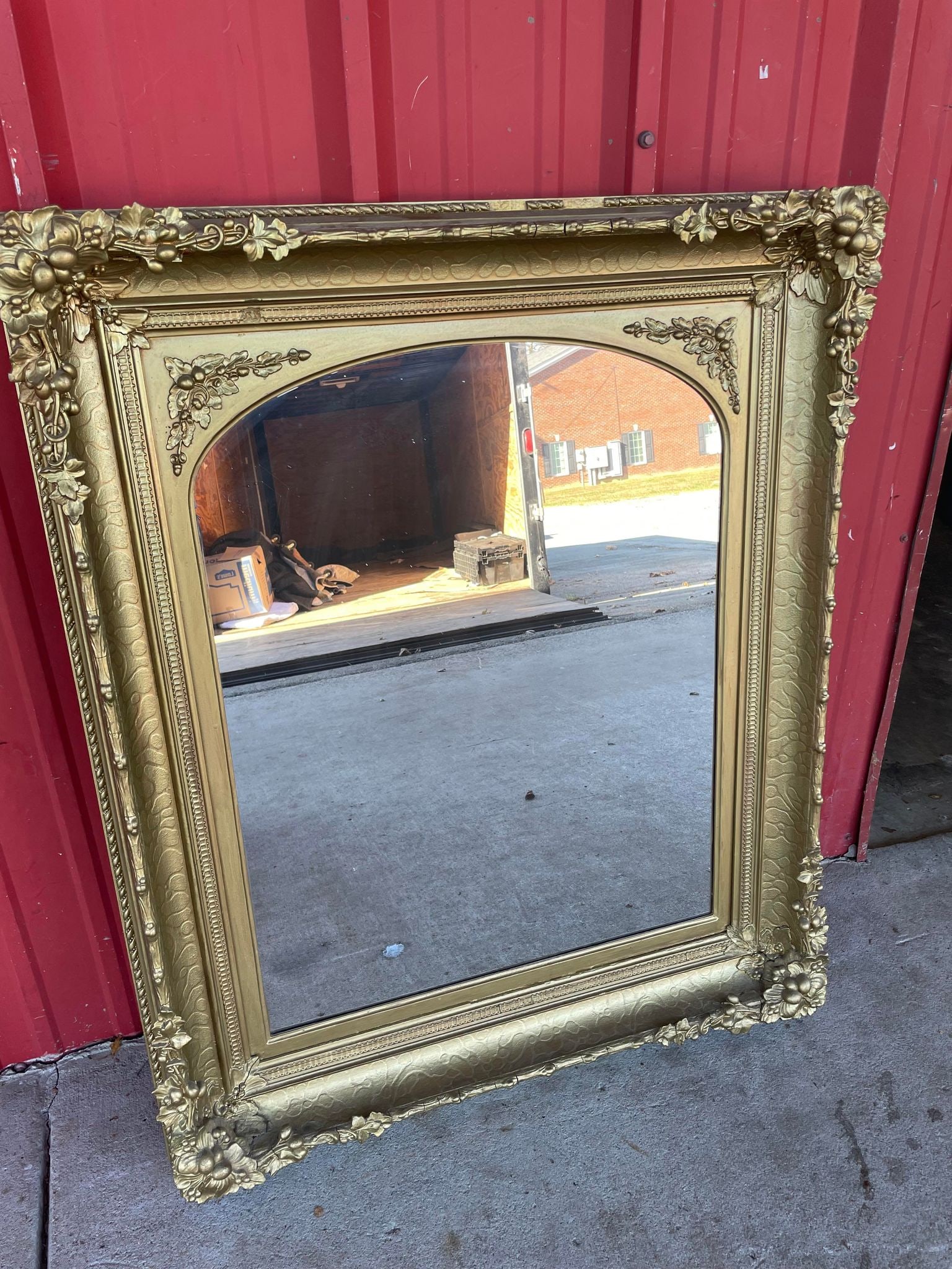Gilded Wall Mirror: Gilded Wall Mirror