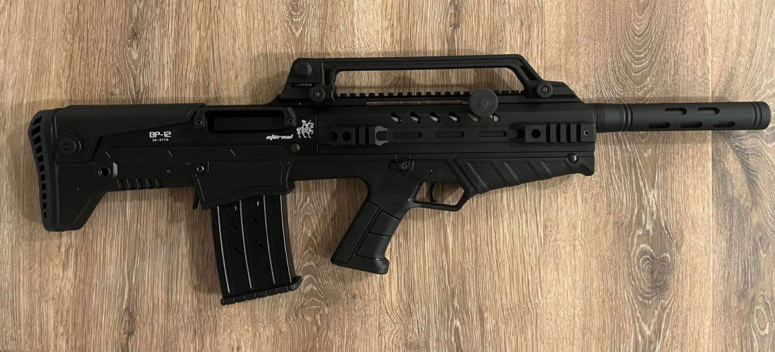 Eternal Bullpup 12 Gauge Semi Automatic Shotgun- Never Fired: Eternal Bullpup 12 Gauge Semi Automatic Shotgun- Never Fired