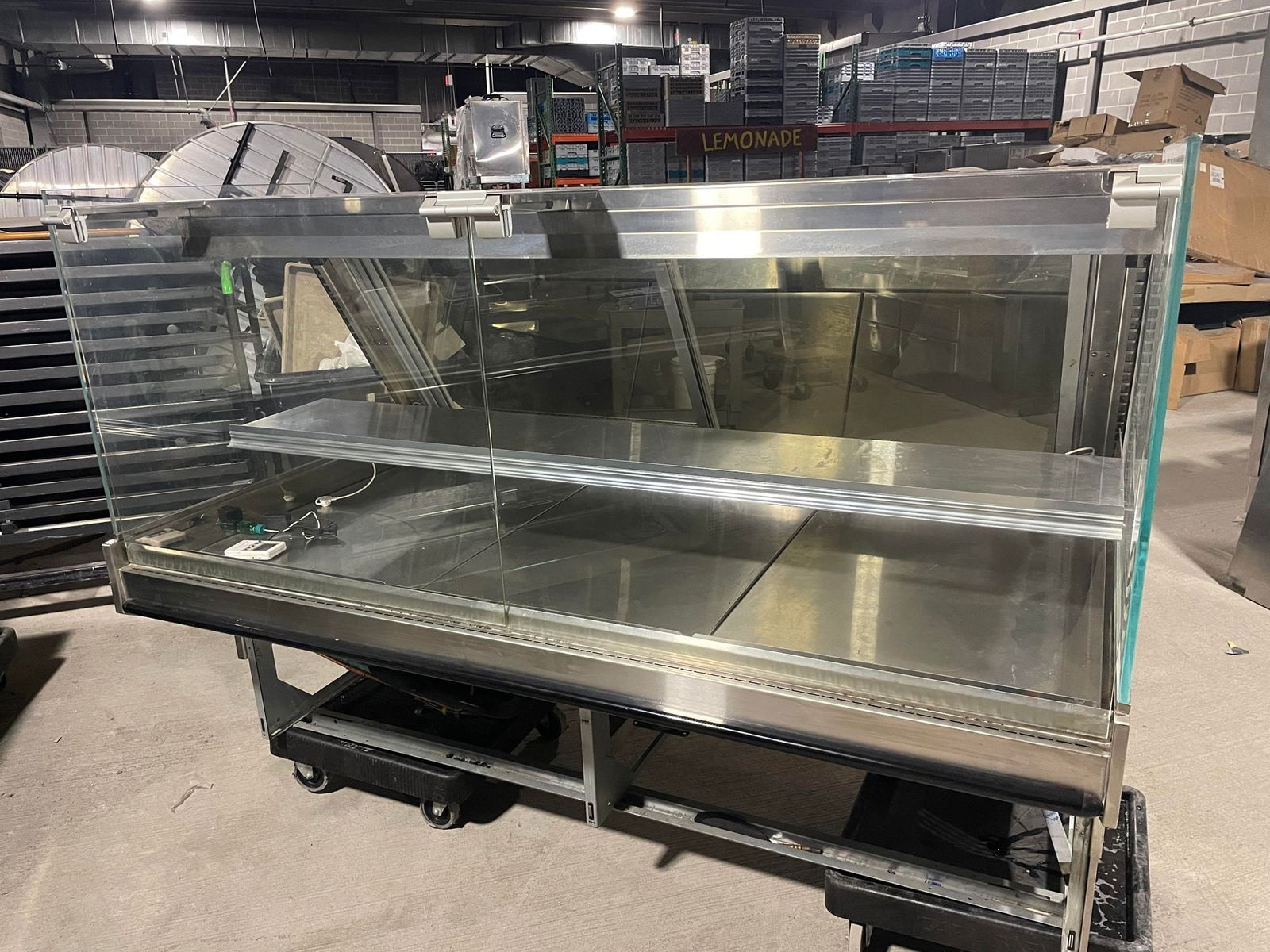 Stainless steel - Heavy Glass Construction Deli Counter / Showcase (1 of 4)