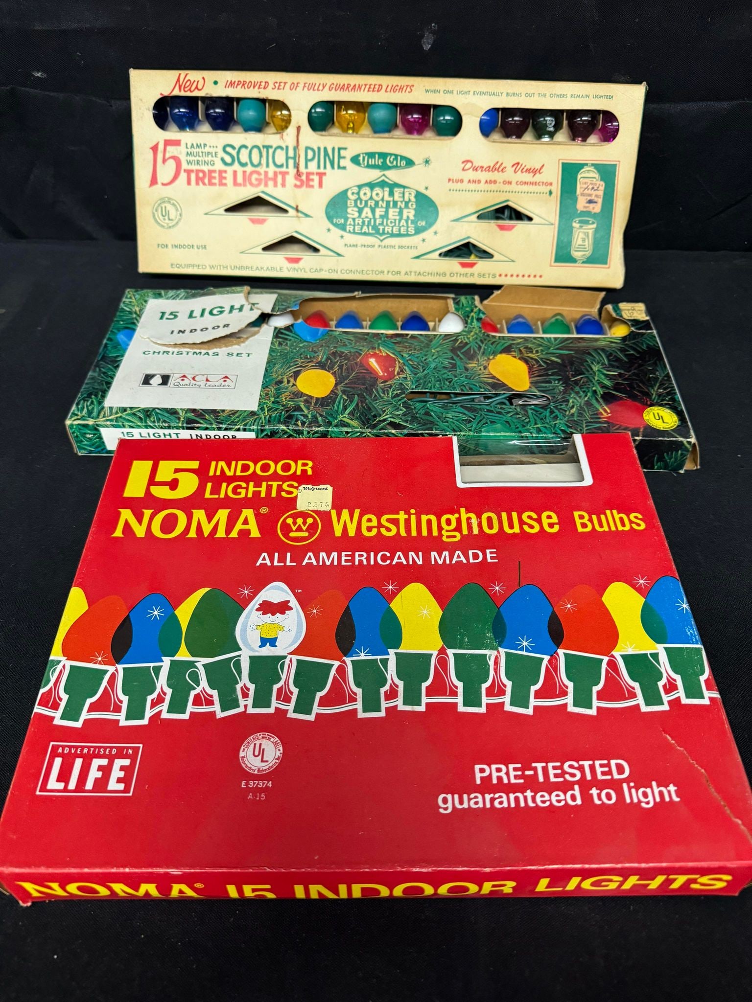 Vintage Christmas Lights - New Old Stock: Vintage Christmas Lights - New Old Stock