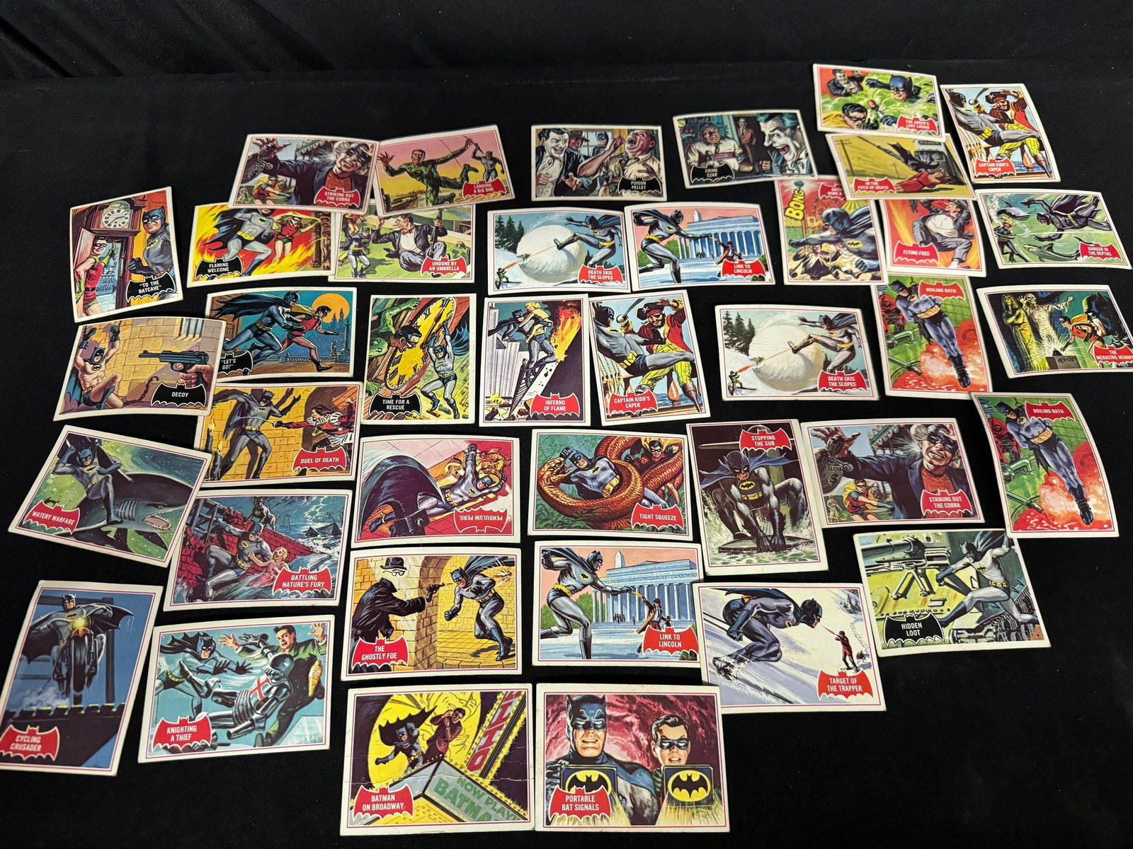 Batman Trading Cards ca. 1970: Batman Trading Cards ca. 1970