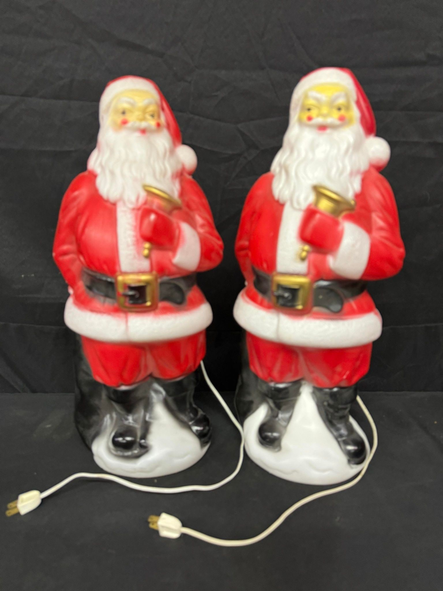 Blow Mold Santa Clause - Pair (1 of 2)