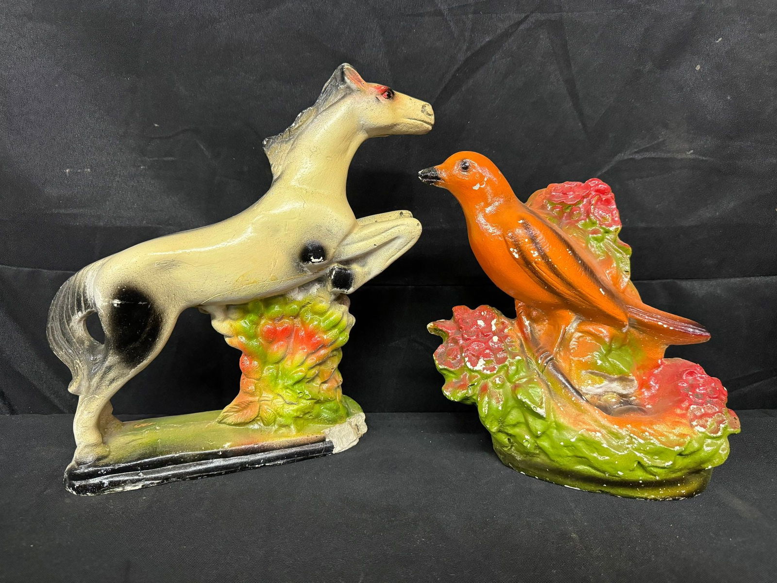 Chalkware Horse and Bird (1 of 1)