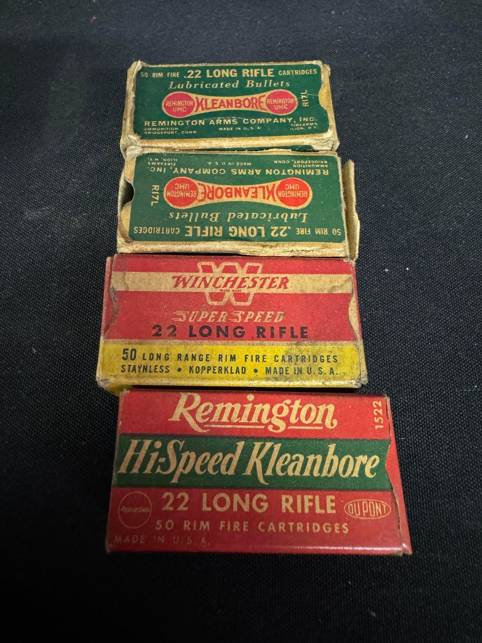 .22LR Ammo - Vintage w/ Mostly Full Boxes (1 of 2)