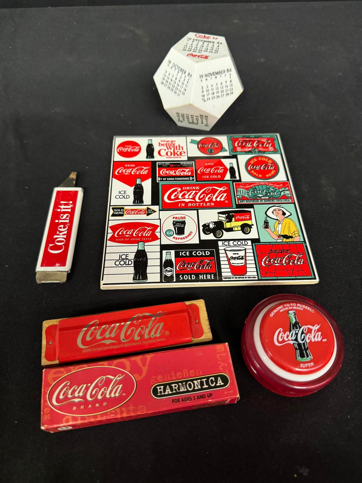 Coca-Cola Harmonicas, Yo-Yo's and more: Coca-Cola Harmonicas, Yo-Yo's and more