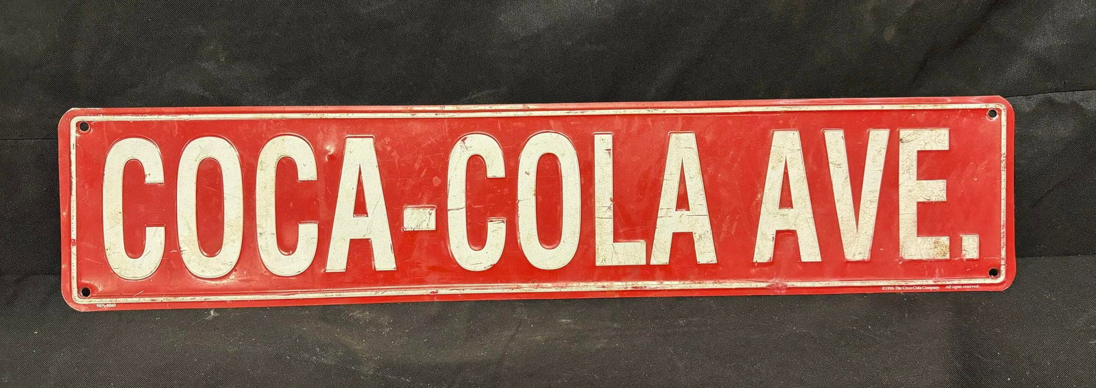 Metal Coca-Cola Street Sign - 24": Metal Coca-Cola Street Sign - 24"