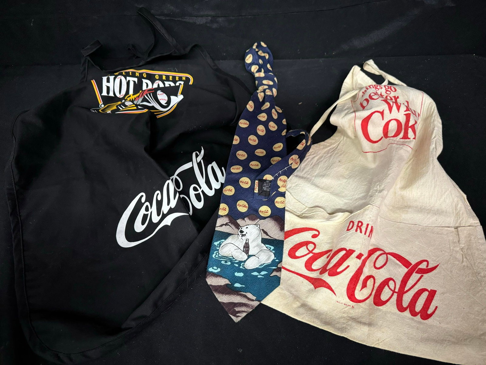Coca-Cola Bibs and Tie: Coca-Cola Bibs and Tie