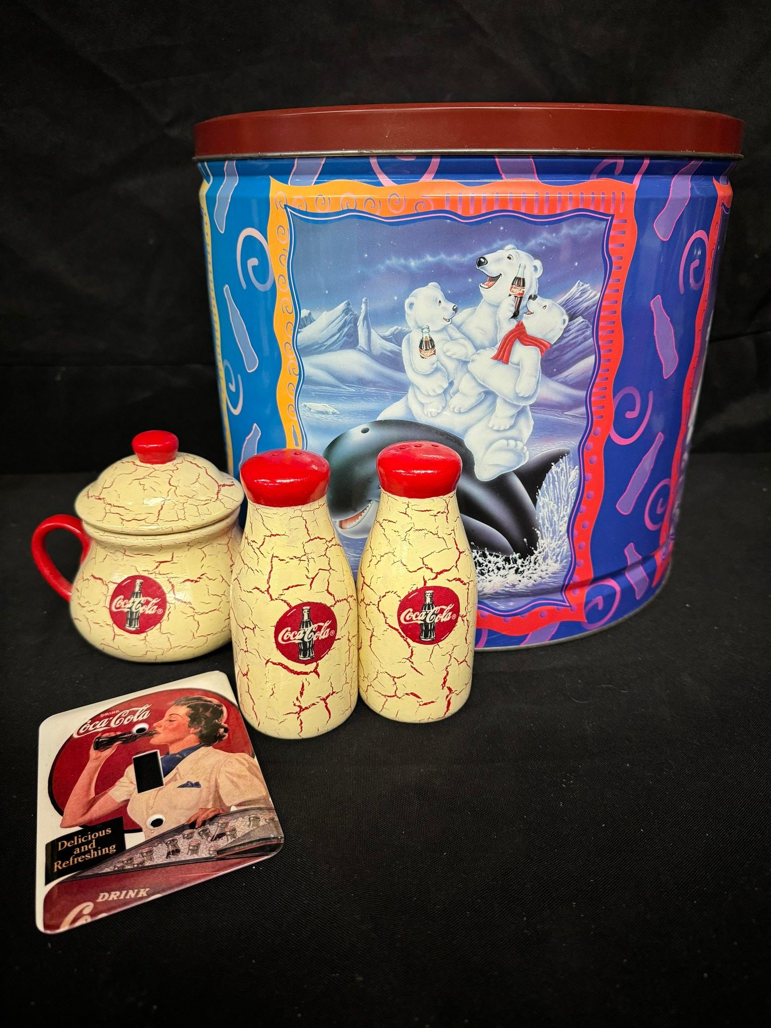 Coca-Cola Salt and Pepper Shakers and more (1 of 1)