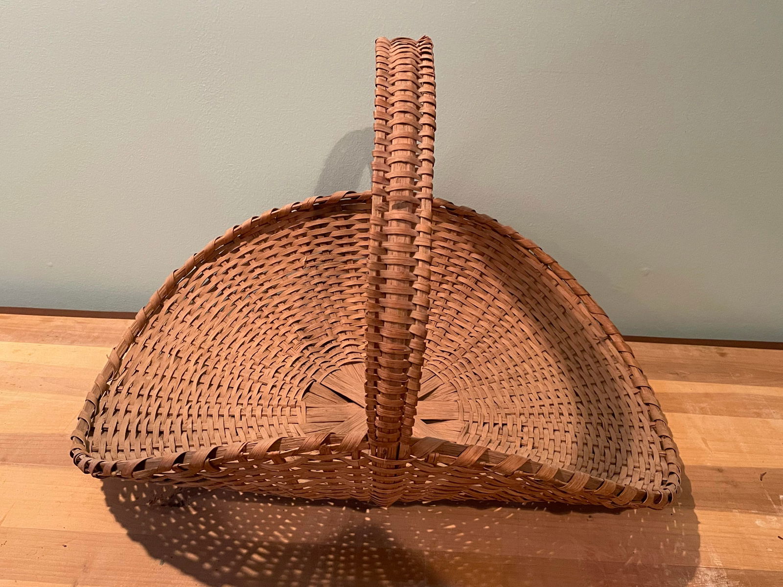 Antique Flower Gathering Basket: Antique Flower Gathering Basket