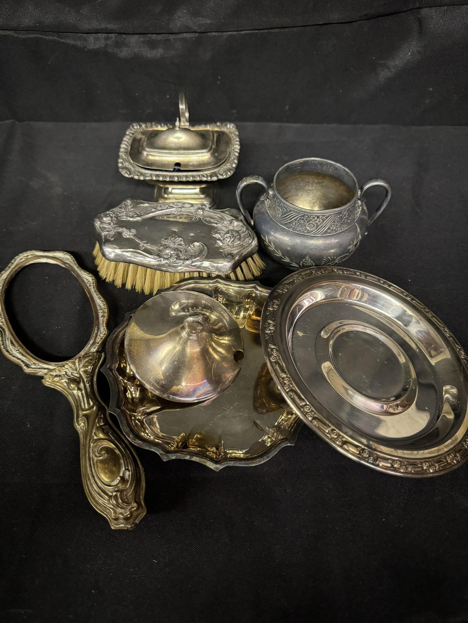 Collection of Silver Plate: Collection of Silver Plate