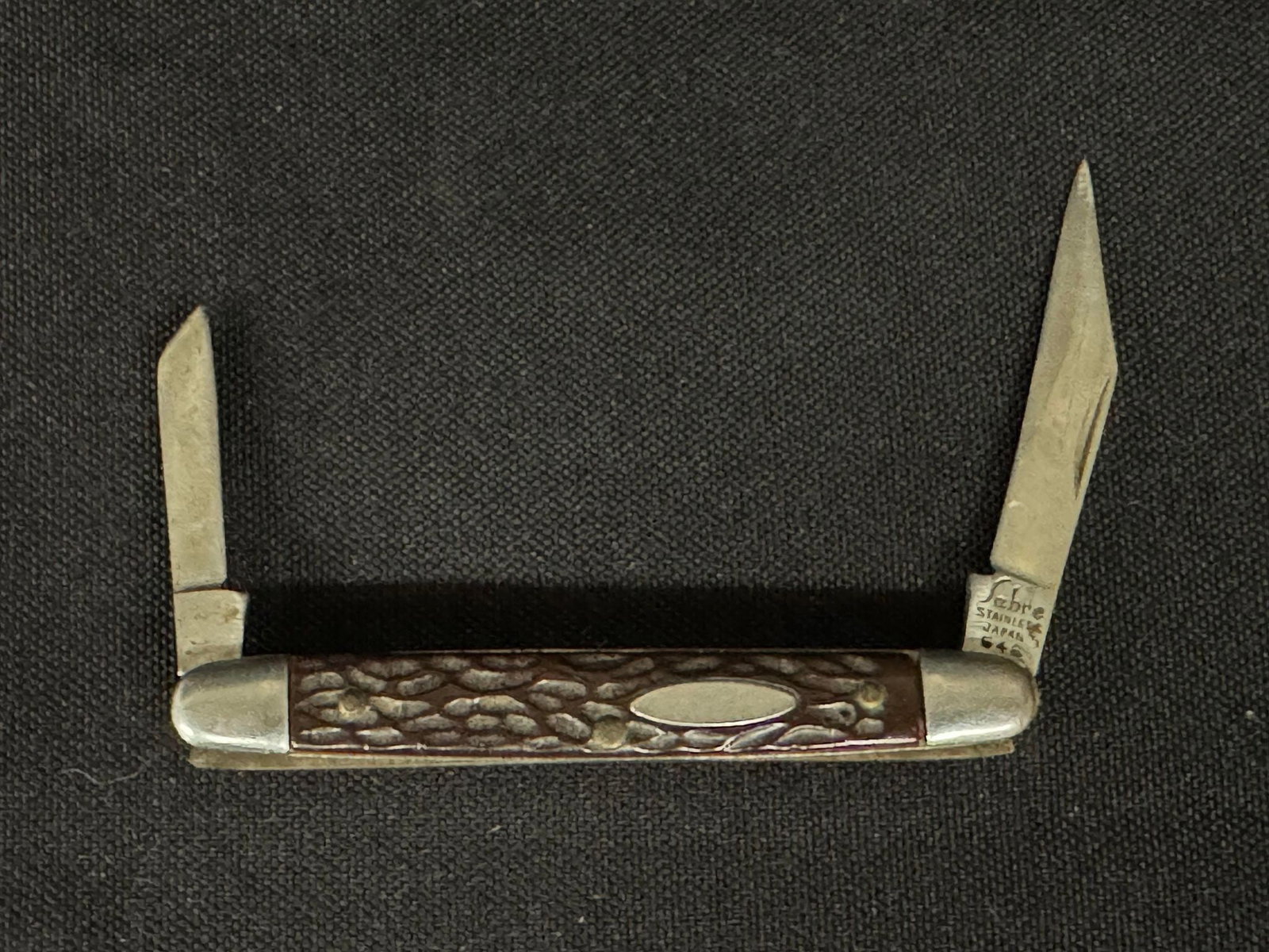 Sabre Stainless Steel Made in Japan Dual Blade Pocket Knife: Sabre Stainless Steel Made in Japan Dual Blade Pocket Knife