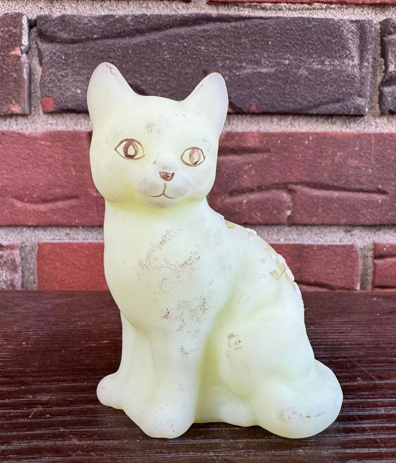 Fenton Cat Hand Painted by Kim L. (1 of 3)