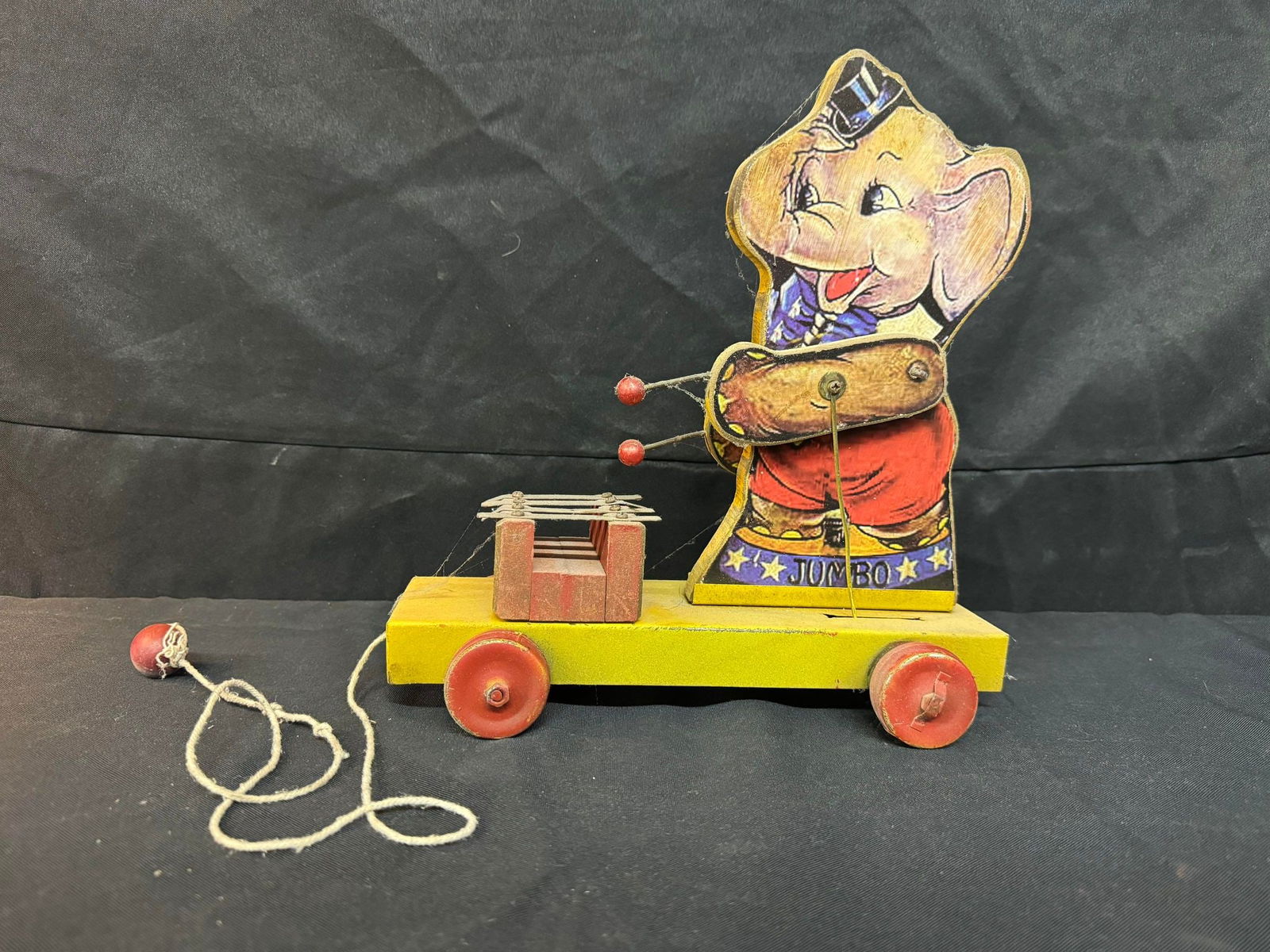Vintage Fisher Price Jumbo Elephant Child's Toy (1 of 3)