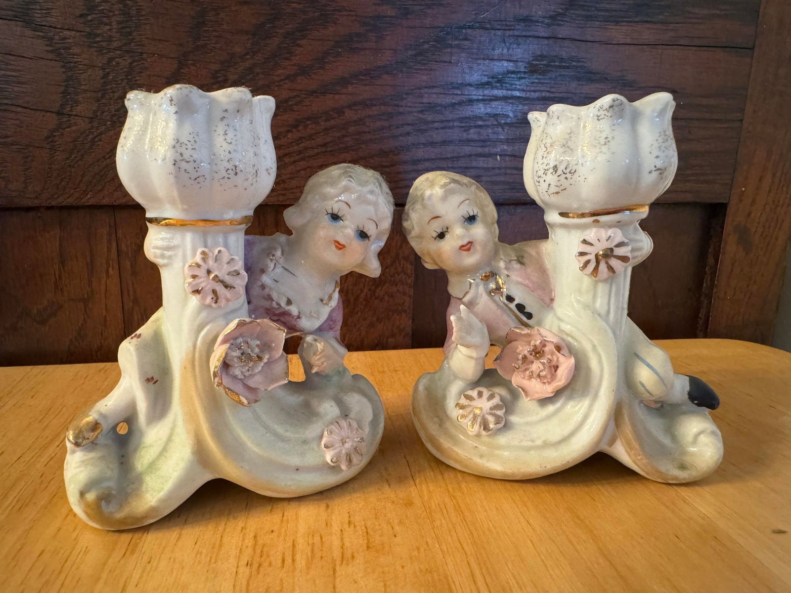 Lipper and Mann Vintage French Victorian Porcelain Figures: Lipper and Mann Vintage French Victorian Porcelain Figures