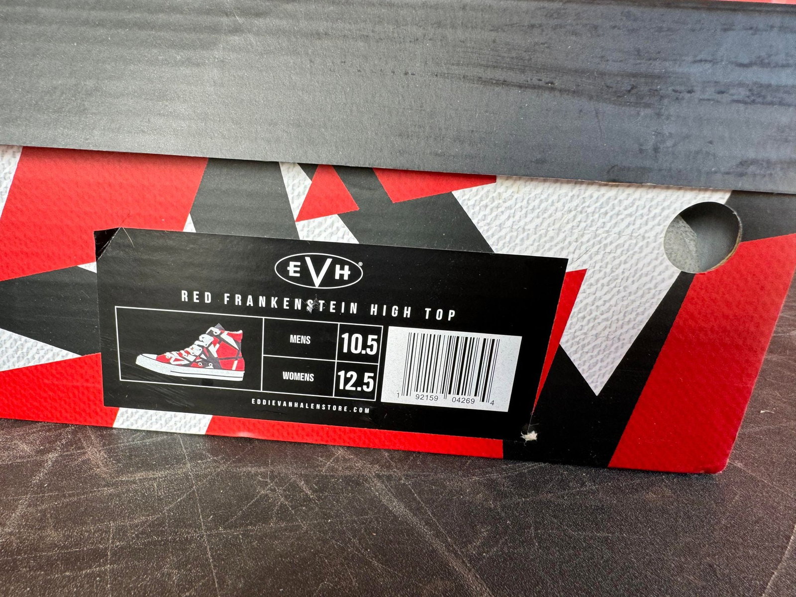 Eddie Van Halen Low Tops, 10.5 Men or 12.5 Women's: Eddie Van Halen Low Tops, 10.5 Men or 12.5 Women's