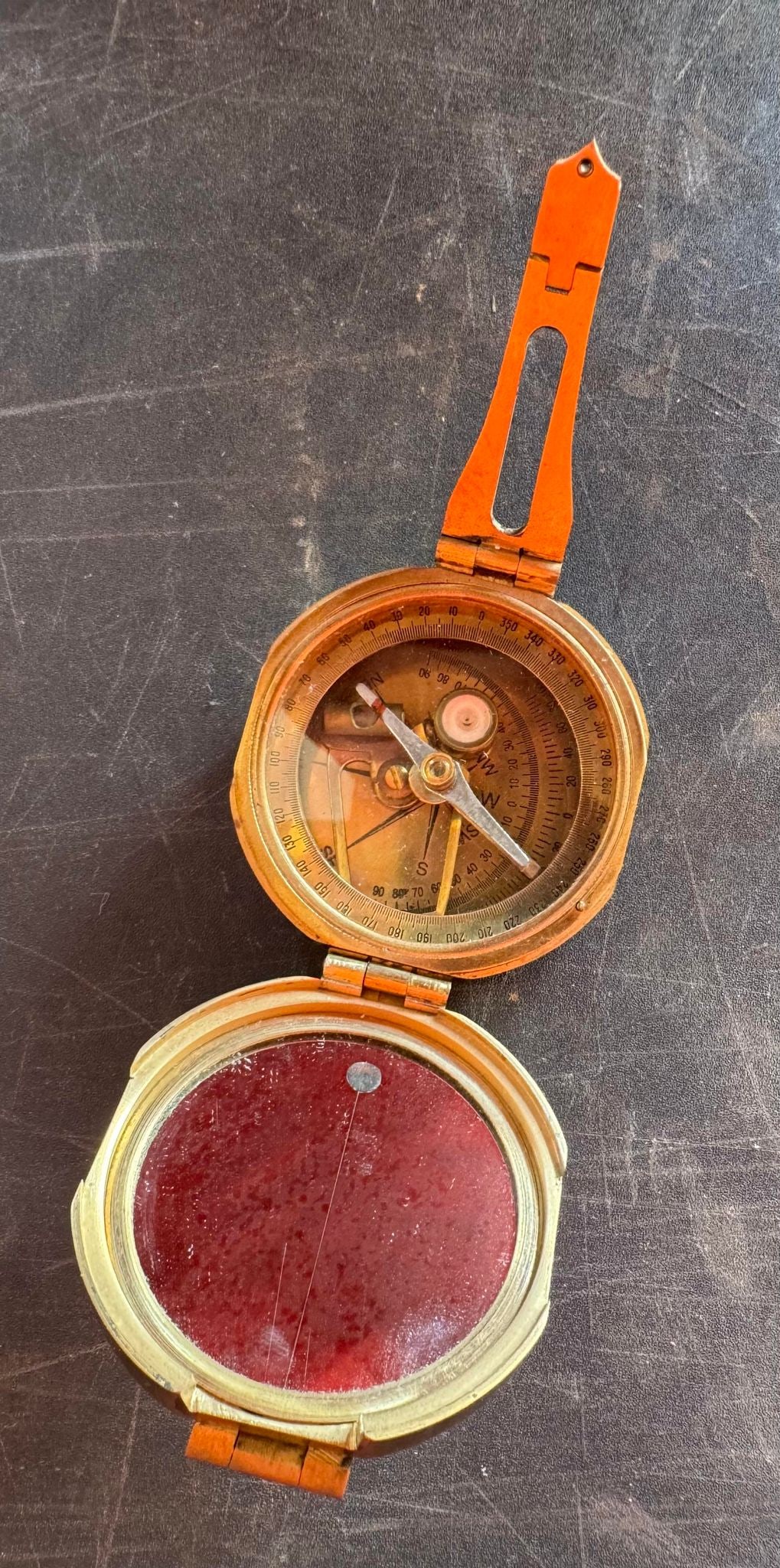 Stanley London Brass Pocket Compass: Stanley London Brass Pocket Compass